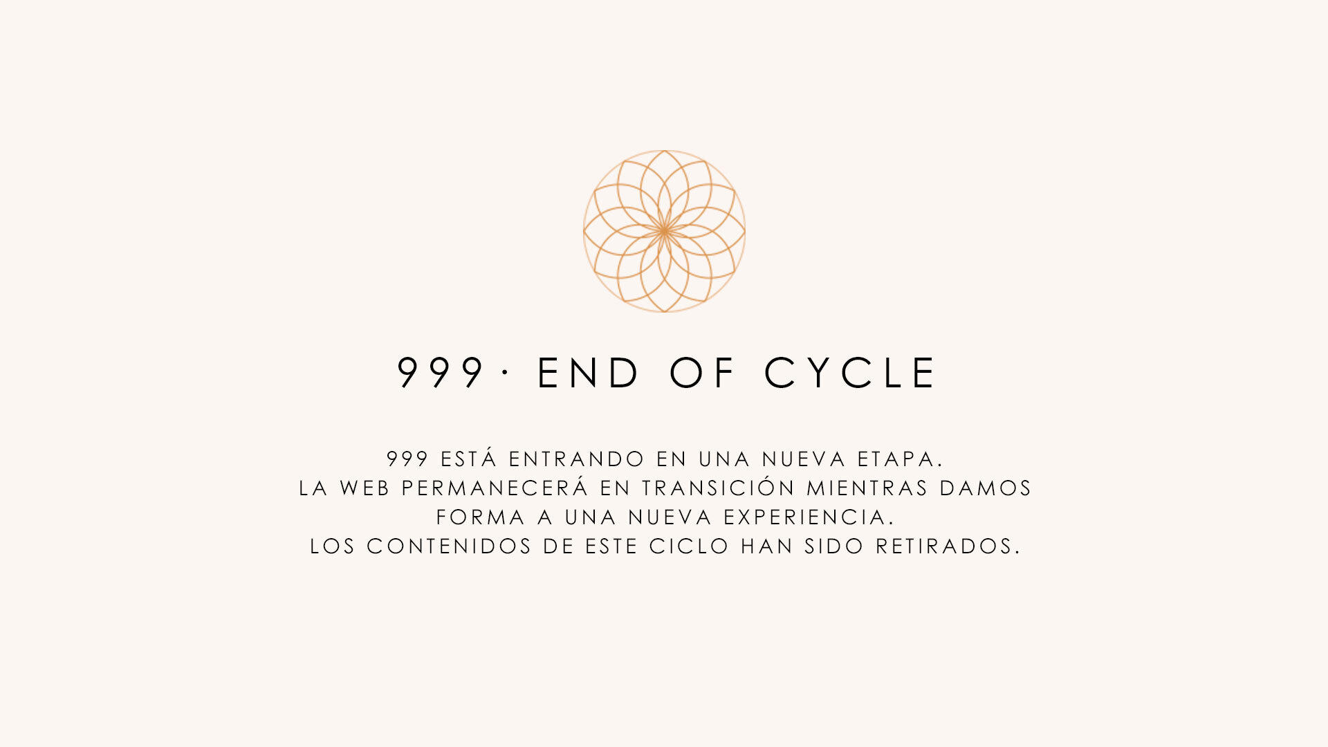 999 · Fin de ciclo