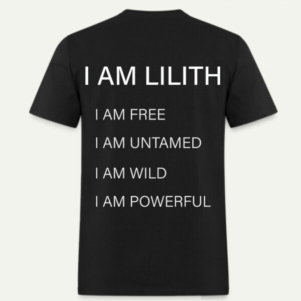 Playera Unisex Negra 100% Algodón - YO SOY LILLITH
